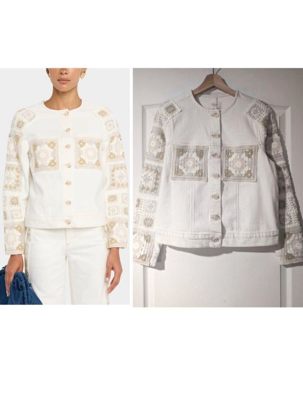 Rails | Lido Jacket Vintage Ecru Crochet
